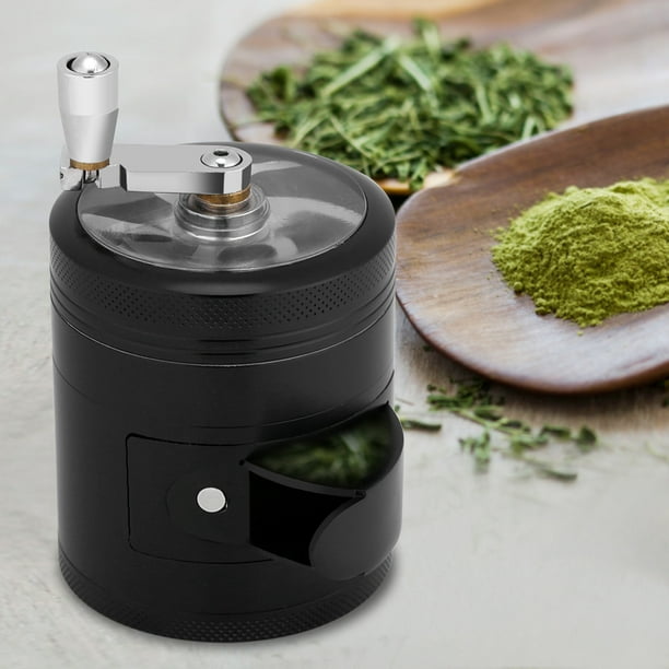 Herb /& Spice Mills Manual Operated Zinc Alloy Kitchen Grinder with Crank Handle